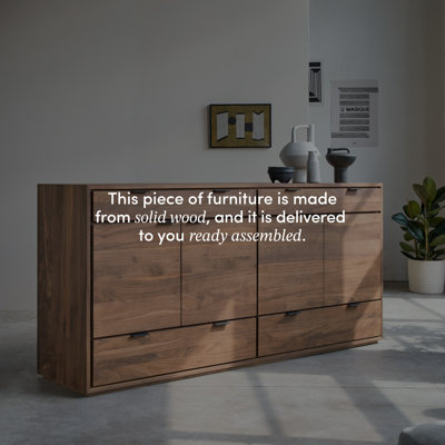 Senson 78.74'' Solid Wood Sideboard