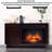 American-style Decorative Electric Fireplace with Simulated Flames
