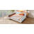 Queen Size Upholstered Daybed With 4 Support Legs, Beige