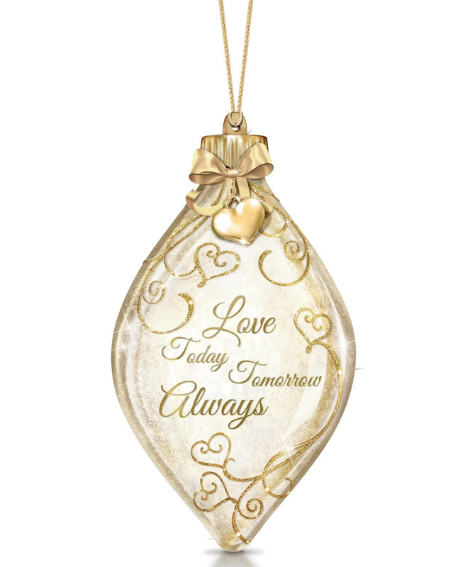 Ornement «Love Today, Tom Demain, Always»