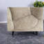 Méridienne d'appoint confortable en chenille 36 po avec repose-pieds Comfy