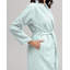 Michelle Cotton Terry Cloth Girl / Woman+ Above Knee Bathrobe with Pockets-73526197