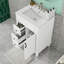 Meuble-lavabo avec 2 tiroirs et tablette réglable-1178600737