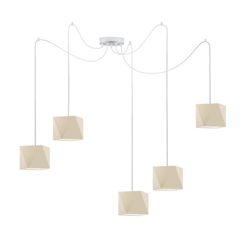 Thursa 5 - Light Pendant, Light Brown