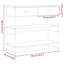 Console Table 90X35x80 Cm Engineered Wood-1995032880