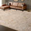 Hand Knotted Southwestern Area Rug in Beige/Gray-1975067877