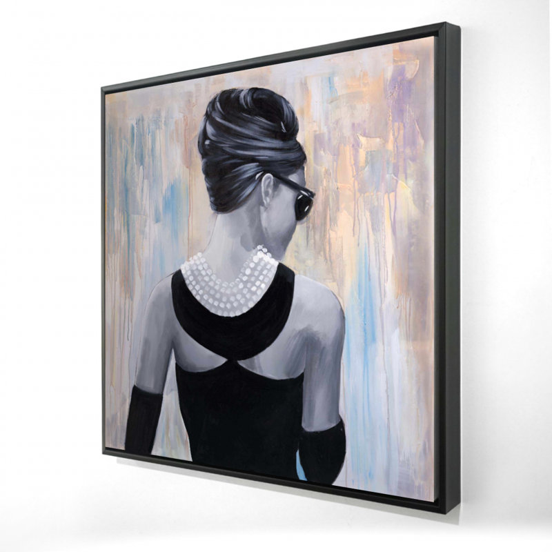 Art contemporain sur toile Audrey Hepburn