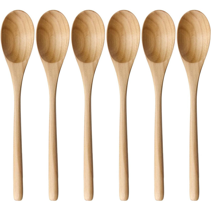 Popity Home Wooden Cooking Spoon Set