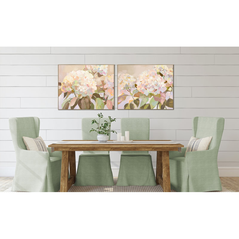 «Pastel Garden I», art mural sur toile