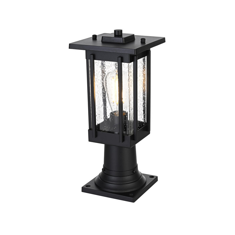 Lampadaire d'extérieur 6,5 pouces noir Meurer