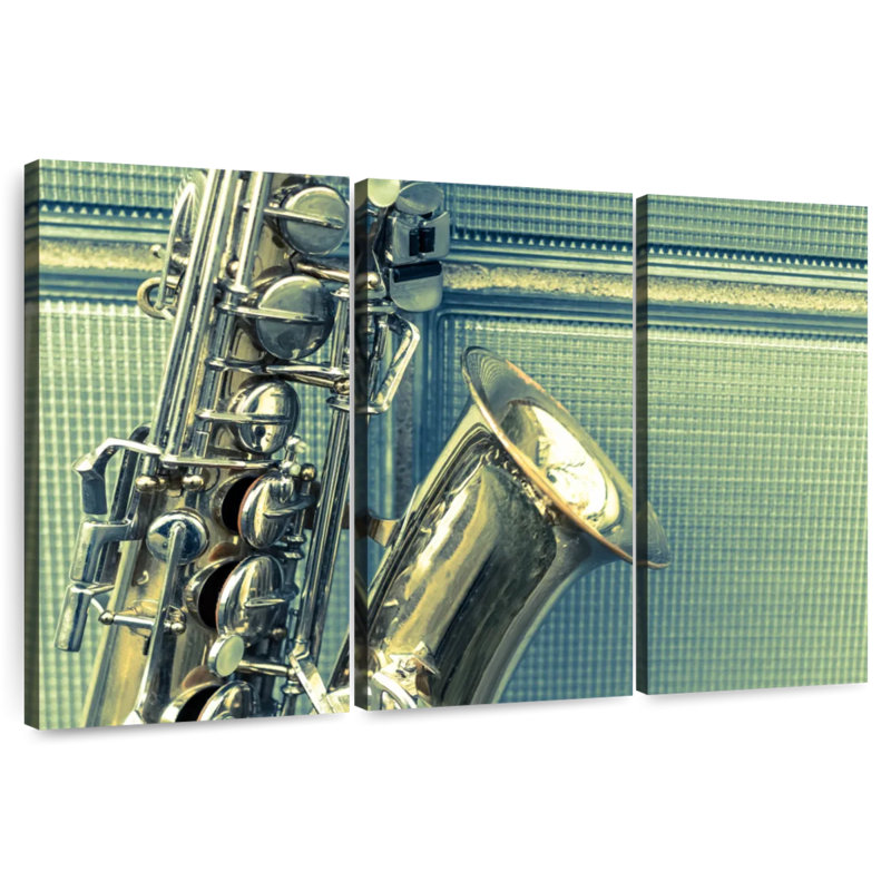 Abarca Old Style Saxophone, 28" H x 45" W