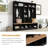 Hall Tree With Storage Bench - Minimalist Shoe Cabinet With Cubby Compartments And Shelves-1086932430
