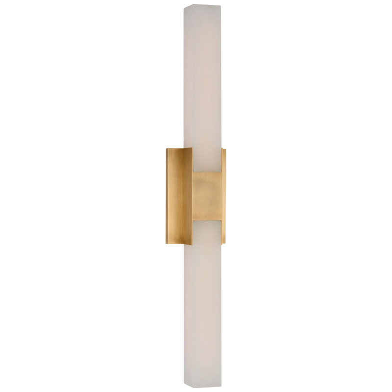 Covet 2 - Light LED Bath Sconce, Antique Burnished Brass