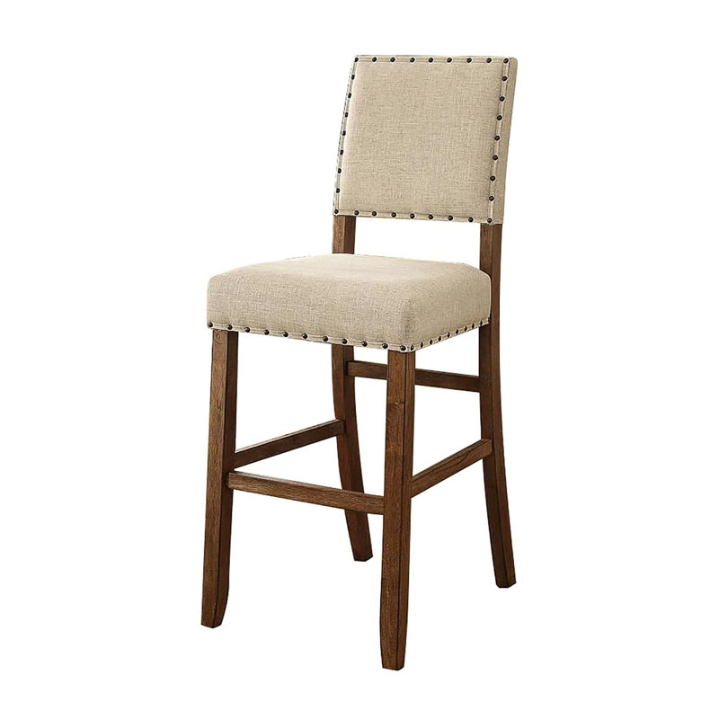 Chaise de bar rustique 19,4 po (2 / RCT), chêne rustique, Brun