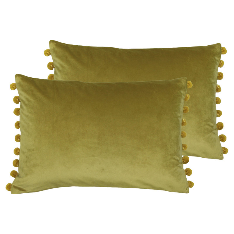 Rectangular Cushion, Bamboo/Gold