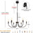 6-Light Dimmable Classic / Traditional Chandelier-1678582639