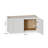 Solid Wood Shaker Short Wall Cabinet – 30"W X 12"D X 15"H, Painted White, Ready-To-Assemble (Rta) Kitchen Cabinet-1838440009
