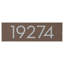 Plaque d’adresse murale sur 1 ligne flottante-41299946-41303794-41299704