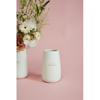Dear Mom Vase 4.75"x 8"