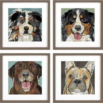 " Dog Collage I " by Anderson 4 - Pieces
