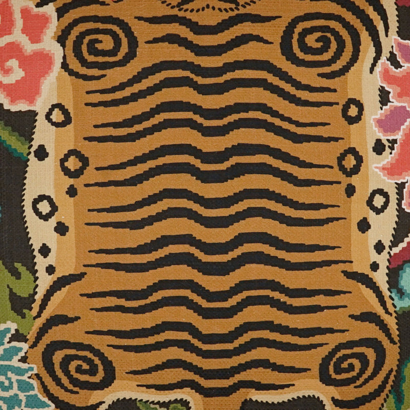 Tiger Pillow Cover & Insert, Rectangle 14"H x 24"W
