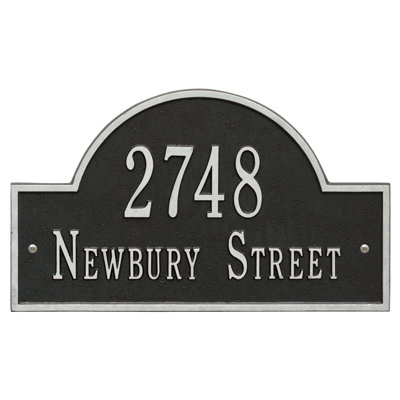 2-Line Wall Address Plaque