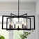 7 - Light 21.3" Wide Geometric Candle-Style Square / Rectangle Lantern Chandelier