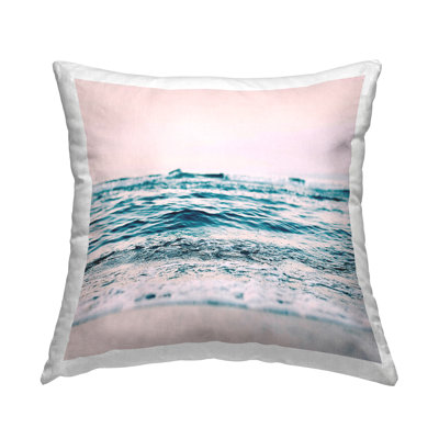 Coussin Ocean Wave Blush