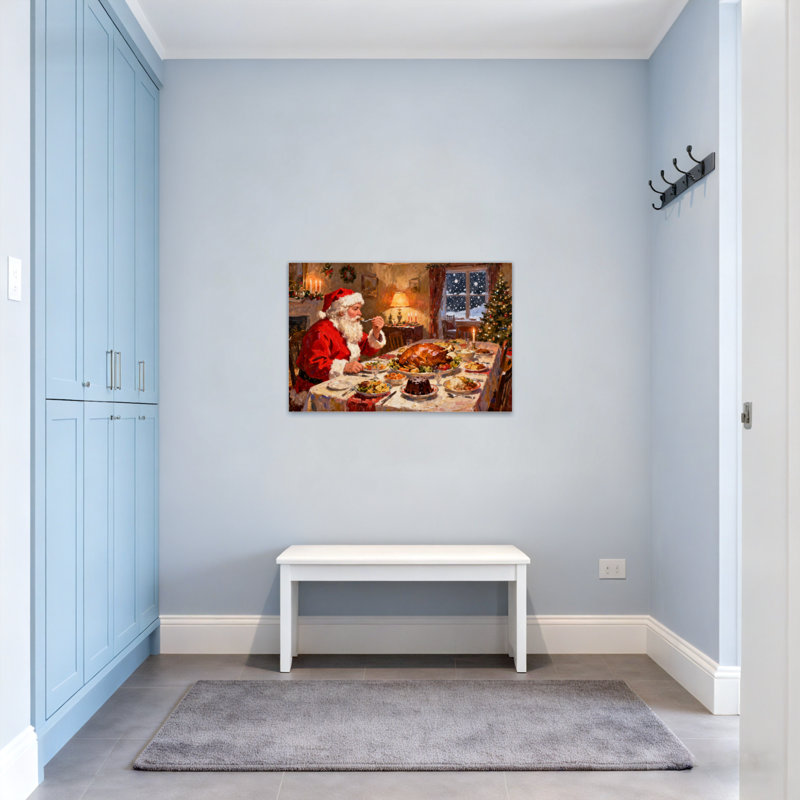 Table de Noël de Noël avec père Noël