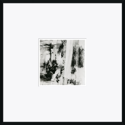 Abstrait Locomotion - Peinture encadrée sur papier