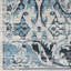 Tapis oriental turquoise / gris Dickison-789244438