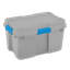 Bac à joints de 30 gallons, bac à couvercle de rangement empilable, contenant à fermeture étanche, sous-sol organisé