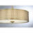 Mike 3 - Light Single Drum Pendant in Brass-2046371712