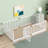 Kids Floor Bed With High Fence And Lockable Door Solid Wood Platforms Standard Bed-114193236-114193238
