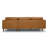 102" Genuine Leather Sectional, Mid-Century Modern L-Shaped Sofa with Chaise-70194381