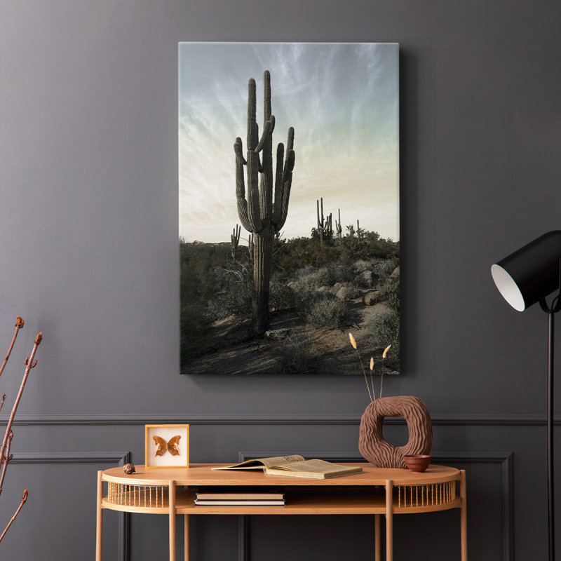 «King of the Desert», reproduction encadrée - galerie Cavas, H 27 po x l 18 po