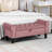 Jillia Velvet Upholstered Storage Bench-484492399