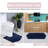 Athyrium Cotton 5 Piece Bath Mats Set, Quick Dry, Machine Washable, Absorbent-64625158