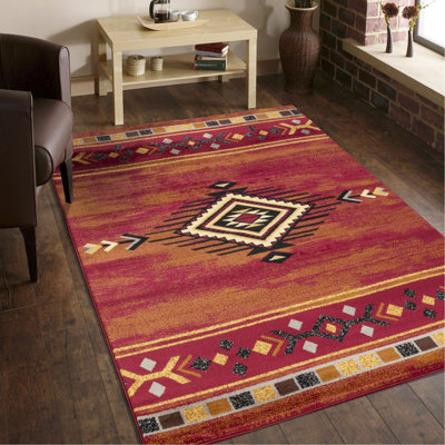 Tapis rouge Sud-Ouest 5 pi 3 po x 7 pi 3 po