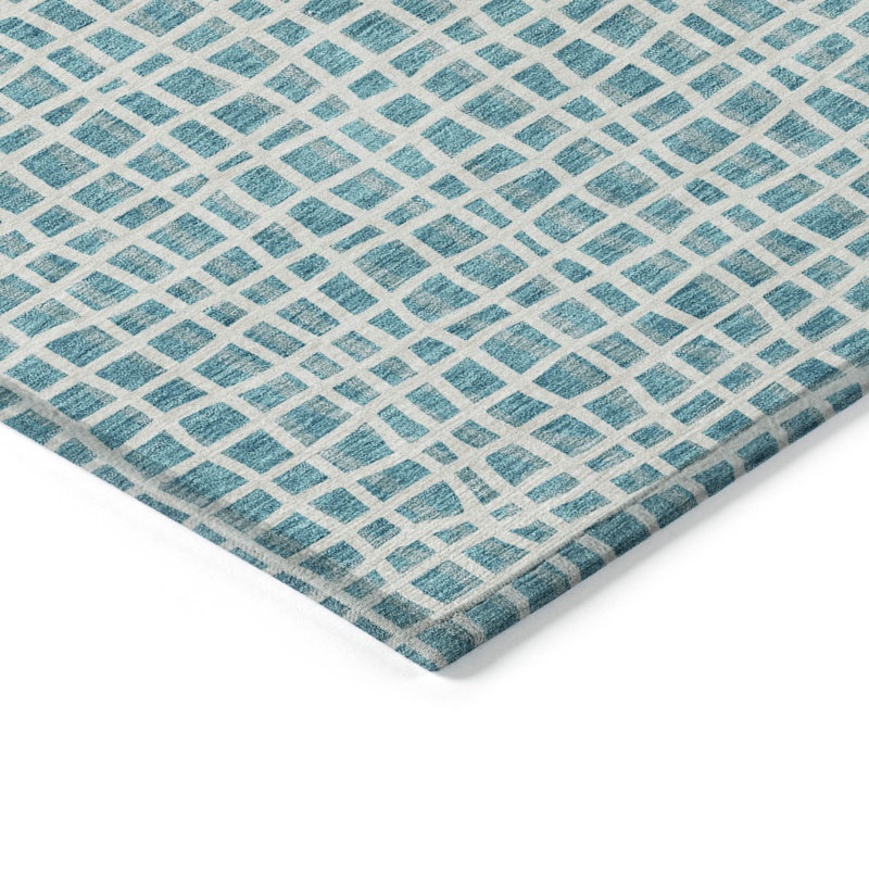  Tapis d'entrée / extérieur antidérapant Finck, Rectangle 2 pi 6 po x 3 pi 10 po