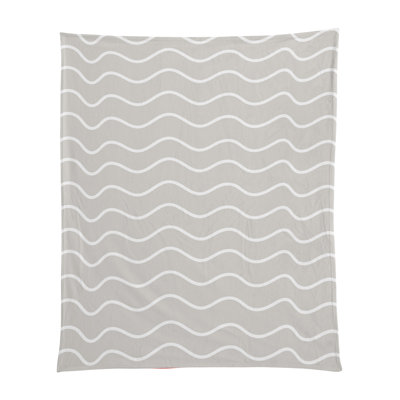 Couverture moelleuse 50 po x 60 po Modern White