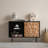 Retro Sideboard With 3 Drawers