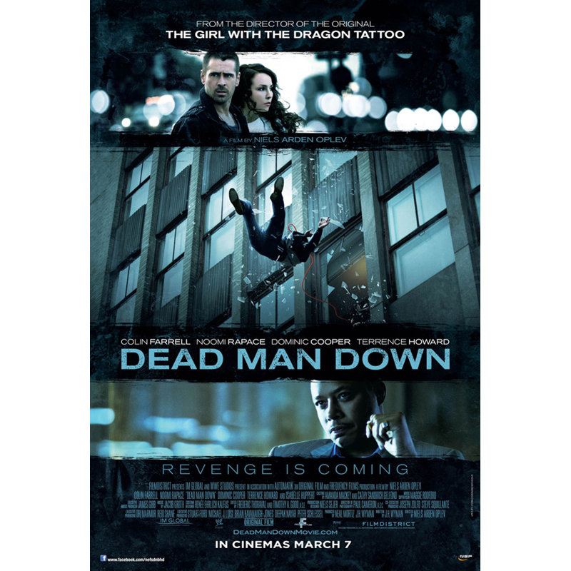 Dead Man Down, 24" H x 16" W