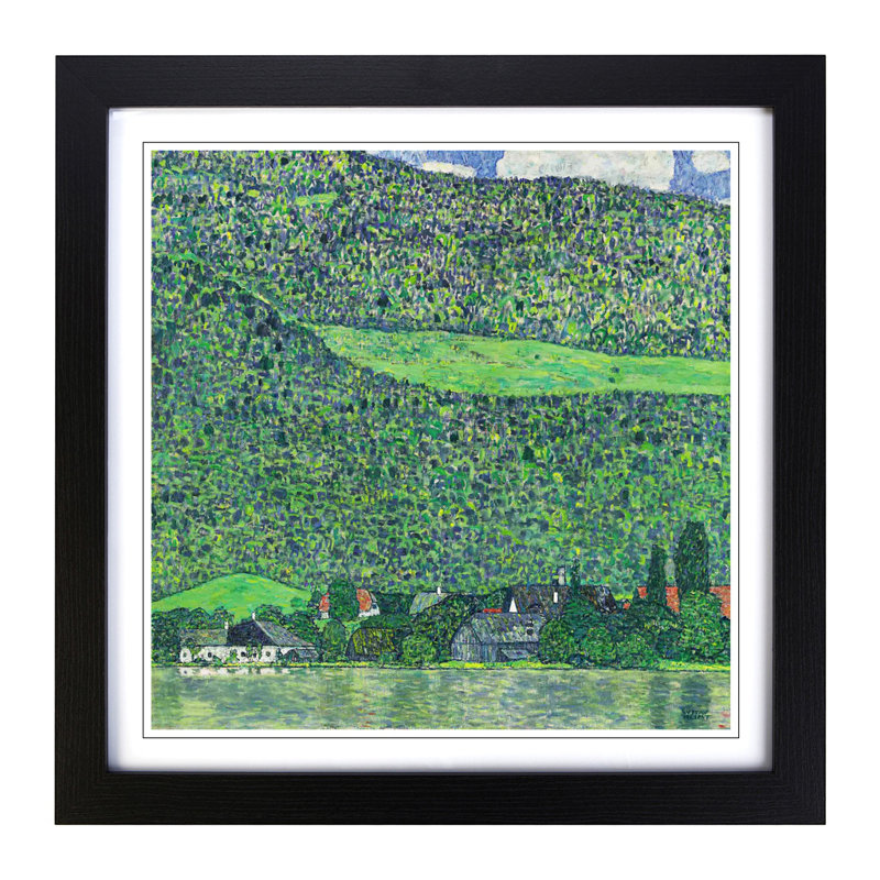 Gustav Klimt - Single Picture Frame Painting, Black