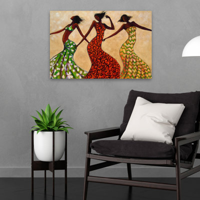 Rhythm - Multicultural Figurative Africanamerican Dance Art