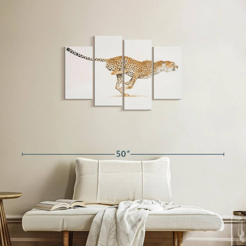 Brampt Running Wild Cat, 22"H x 36"W