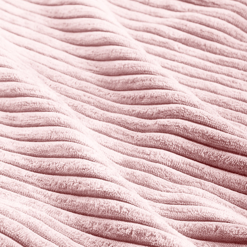 Square Pattern Cushion Cover-(Pack of 2), Light Pink Striped