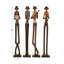 Ensemble de sculpture brune en poly-901078816-901078813