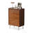 Modern Walnut Solid Wood Accent Cabinet