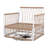 3-Piece Bohemian Outdoor Furniture Set with 2 Swivel Chairs & Glass Top Side Table - Handwoven Rope & Powder-Coated Steel Frame - Waterproof Cushions Patio Conversation Set